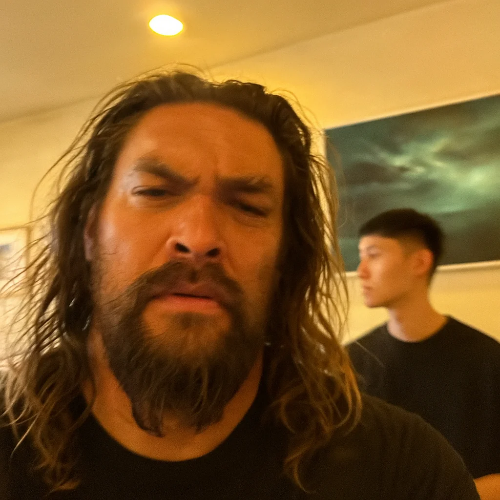 Jason Momoa激動自拍！與偶像音樂製作人Teddy首次合影曝光